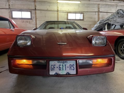 remise en etat mécanisme lève phare sur une voiture Chevrolet Corvette C4 de 1986 